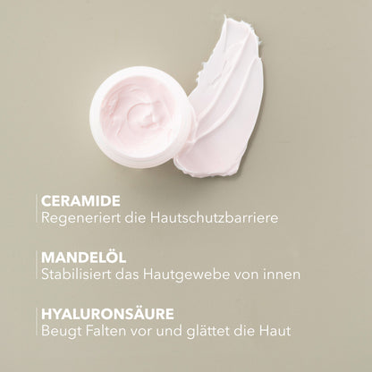Nachtcreme mit Hyaluron &amp; Ceramiden | Night Cream