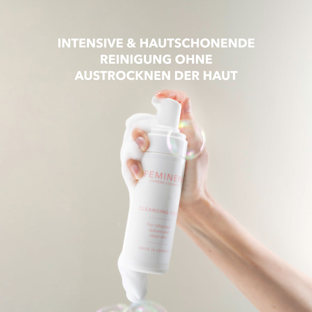 Intensive &amp; Hautschonende Reinigung ohne Austrocknen der Haut